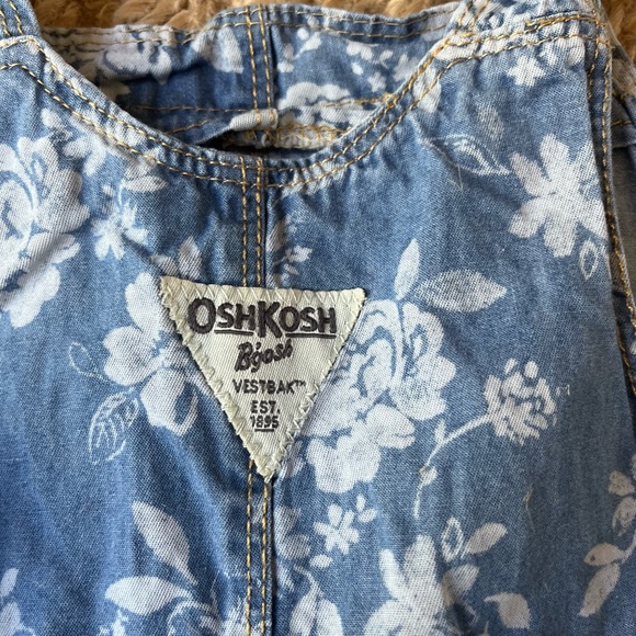 🌸 vintage oshkosh floral print overall dress - Picture 7 of 8